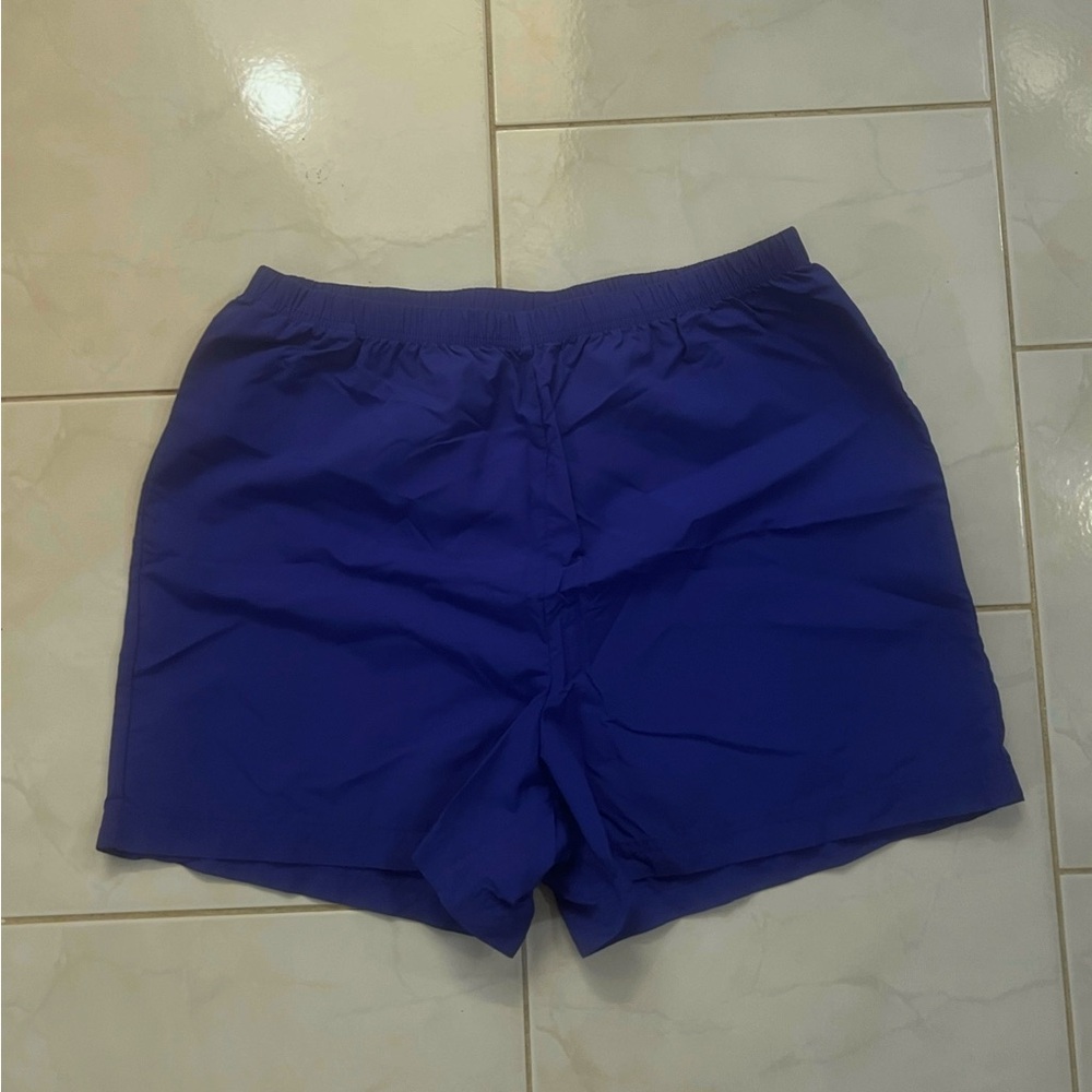 Lands’ End Women's Bluish Purple Pull On 100% Nylon Shorts